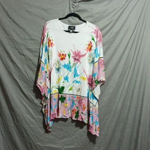 Roberto Cavalli handkerchief blouse. Floral